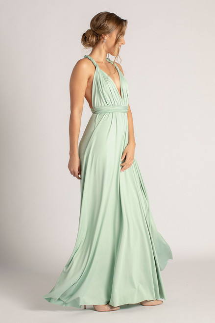Classic Multiway Infinity Bridesmaid Dress in Light Sage For Sale ...