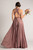 Luxe Satin Ballgown Multiway Infinity Dress in Dusty Mauve