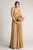 Luxe Satin Ballgown Multiway Infinity Dress in Gold