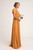 Luxe Satin Ballgown Multiway Infinity Dress in Marigold