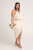 Madeline Spaghetti Strap Cocktail Dress in Champagne