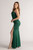 Bianca One Shoulder Formal Bridesmaids Dress in Emerald Green