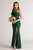 Bianca One Shoulder Formal Bridesmaids Dress in Emerald Green