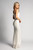 Mia One Shoulder Sequined Formal Prom Dress In White