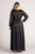 Stella Long Sleeved Sparkly Split Formal Dress in Black