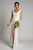 Melinda V Neck Mermaid Wedding Dress In Ivory