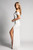 Harper Off Shoulder Sequins Formal Dress In White