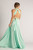 Luxe Satin Ballgown Multiway Infinity Dress in Sage Mint