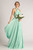 Luxe Satin Ballgown Multiway Infinity Dress in Sage Mint