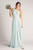 Luxe Satin Ballgown Multiway Infinity Dress in Pastel Blue