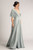 Luxe Satin Ballgown Multiway Infinity Dress in Silver