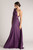 Luxe Satin Ballgown Multiway Infinity Dress in Dark Purple
