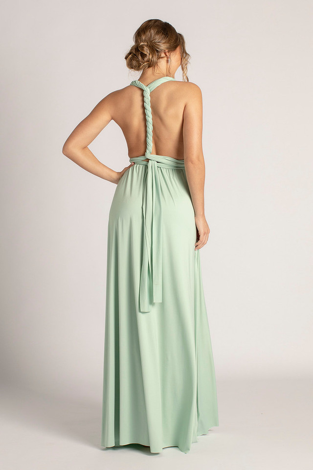 Classic Multiway Infinity Bridesmaid Dress in Light Sage For Sale ...