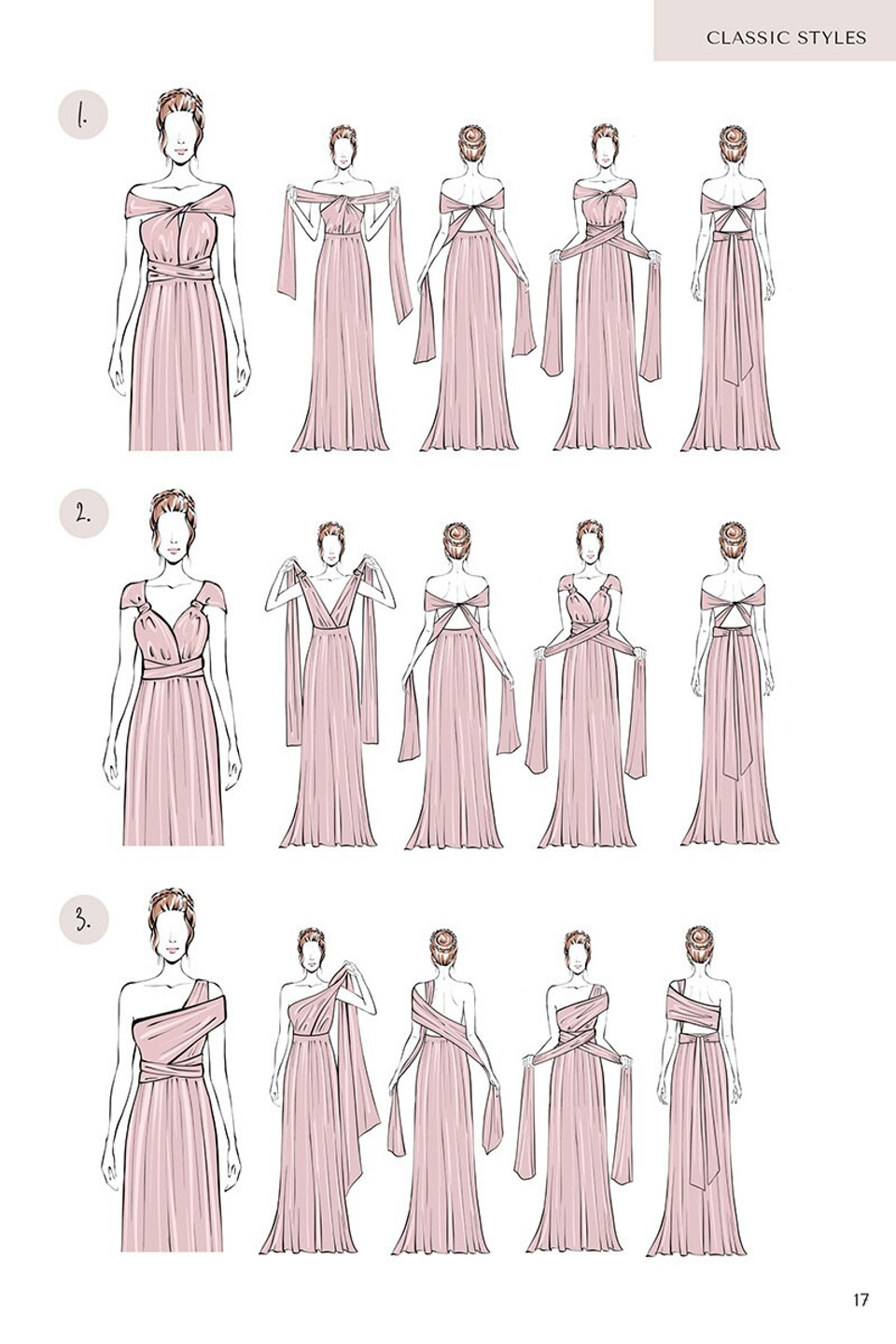 99 Ways To Tie An Infinity Dress Book | Model Chic