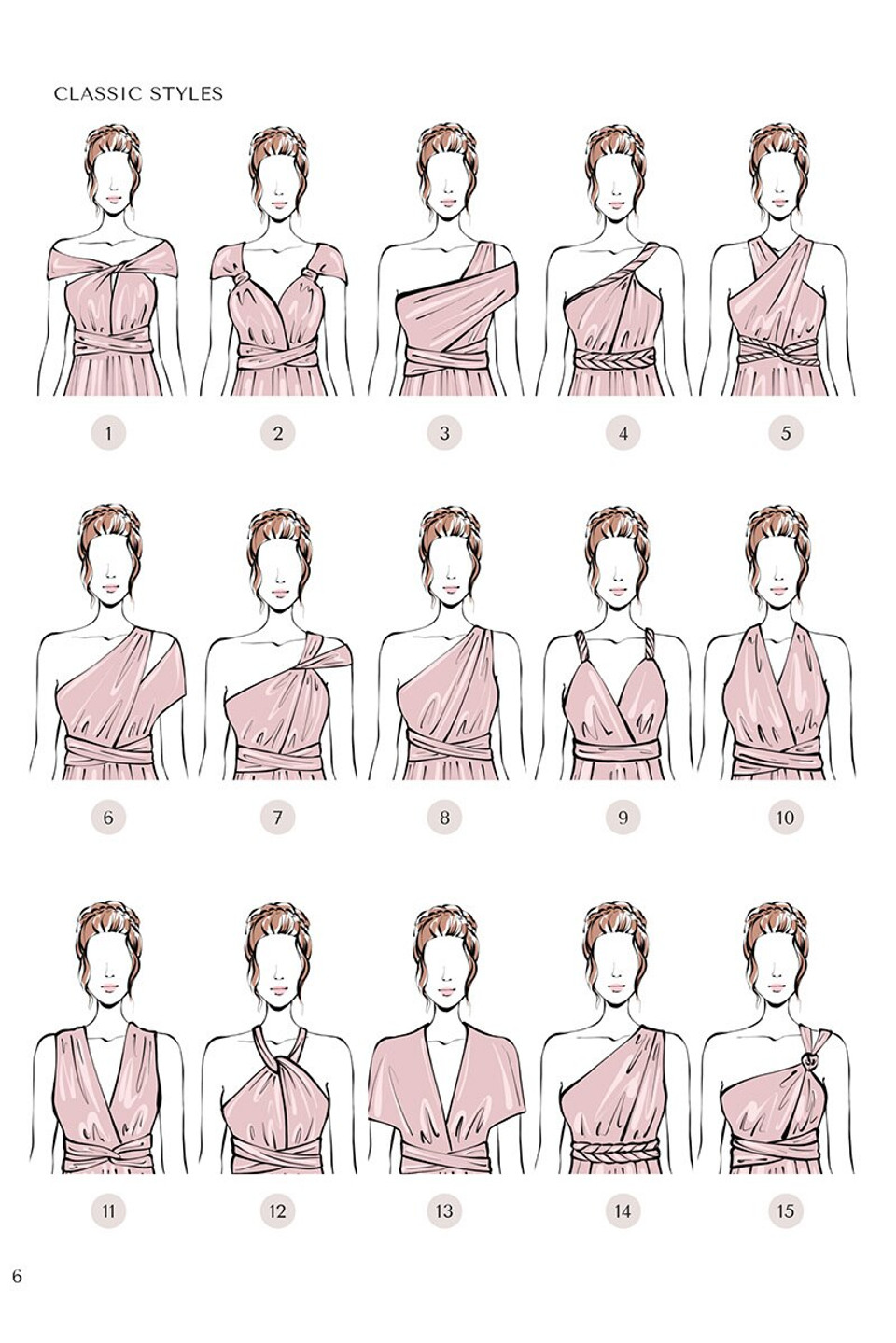 99 Ways To Tie An Infinity Dress Book | Model Chic