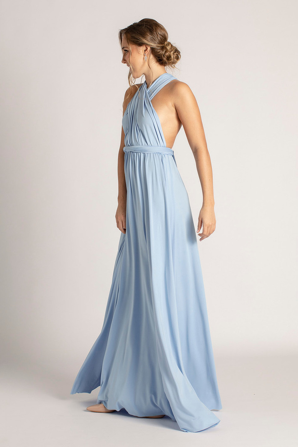 Classic Multiway Infinity Bridesmaid Dress In Cornflower Blue For Sale Online Modelchic 0152