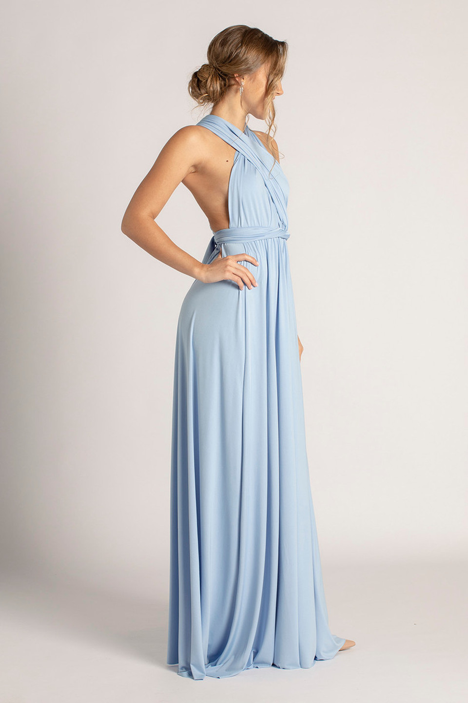 Classic Multiway Infinity Bridesmaid Dress in Cornflower Blue For Sale ...