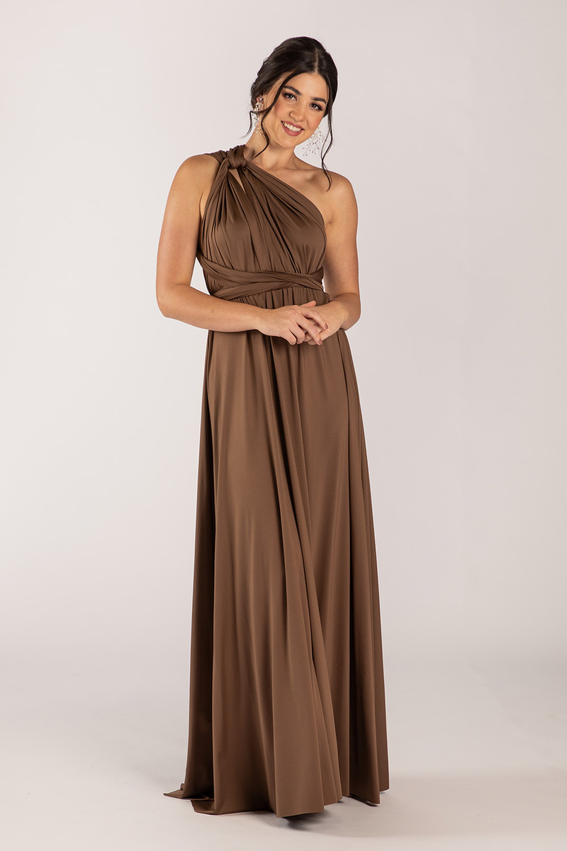 Classic Multiway Infinity Dress in Chocolate Evening Dresses