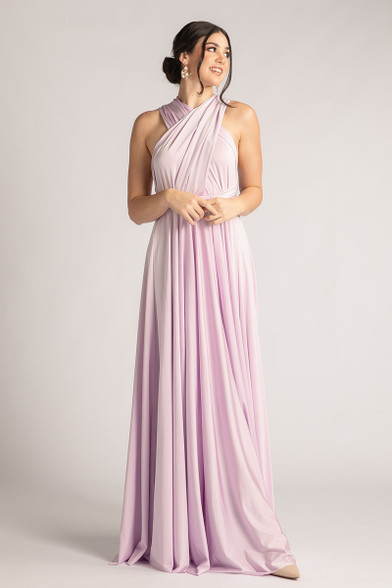 Luxe Ballgown Multiway Infinity Dress in Pastel Lilac