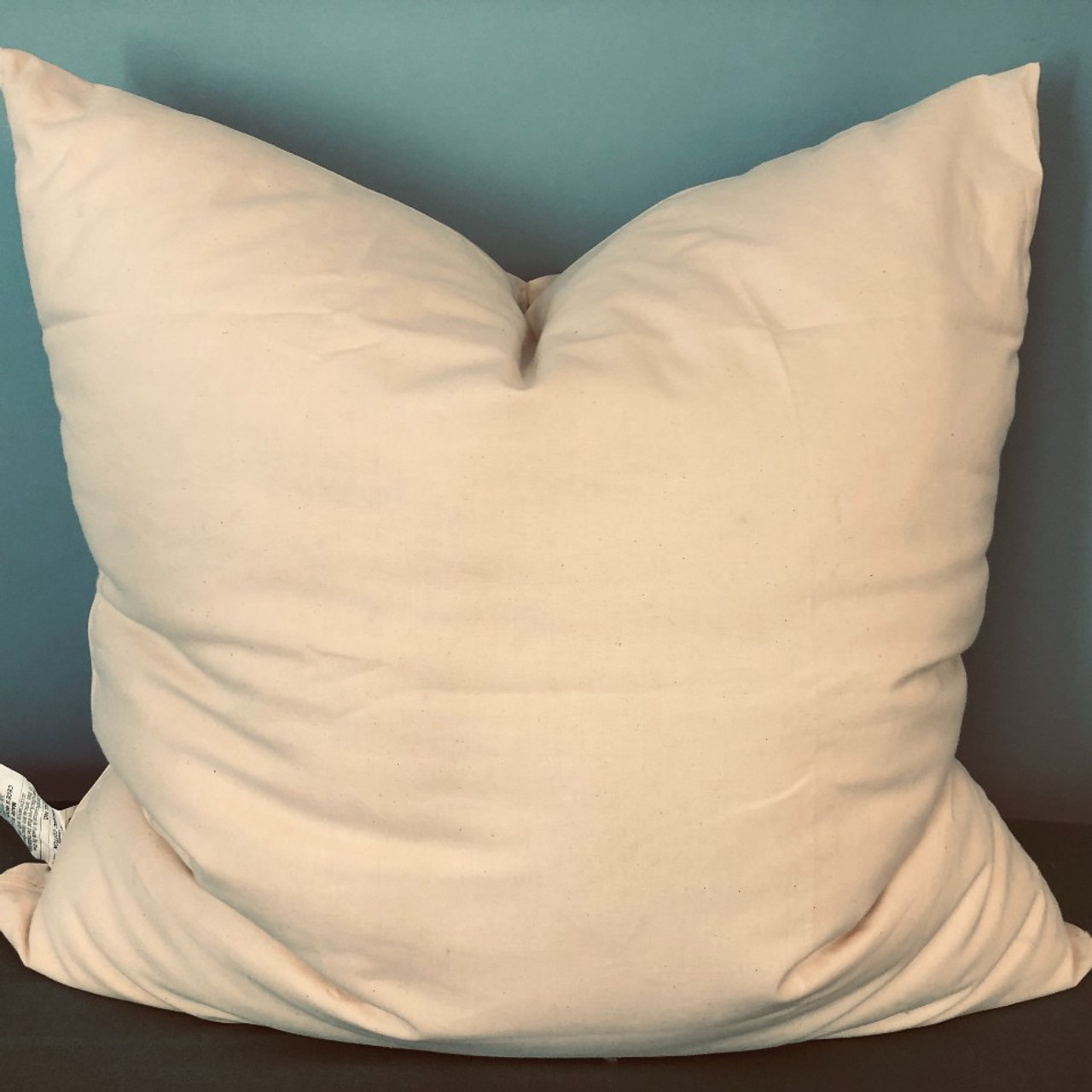 ORGANIC COTTON Filled Pillow Inserts with Organic Cotton Covers