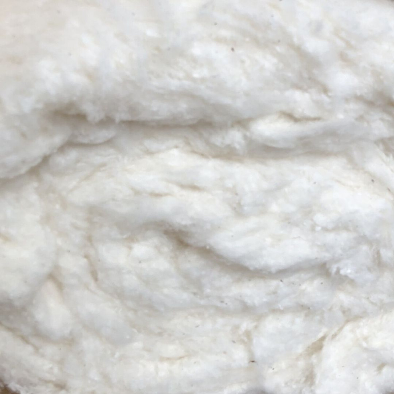Organic Cotton Wadding, 100g Loose Fibres 100% Organic Unbleached
