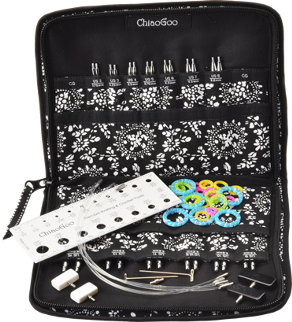 ChiaoGoo Interchangeable Bamboo Knitting Needle Tips - 4 – Skein Shop