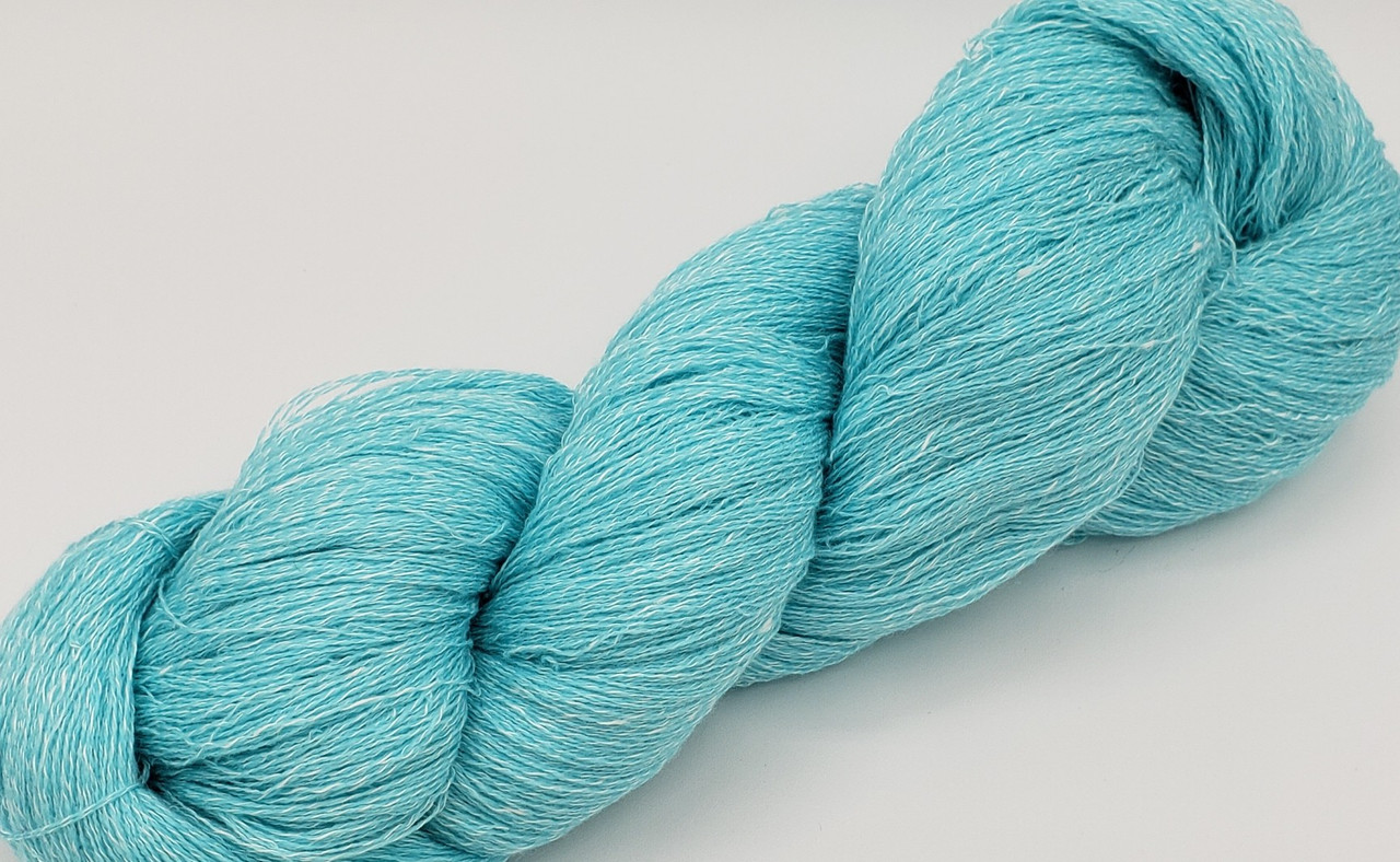 Cottone Silk Cashmere Yarn color Blue – ÉllGi