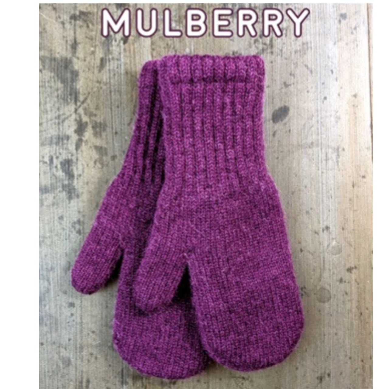 Alpaca Boucle Lined Mittens CeCe's Wool