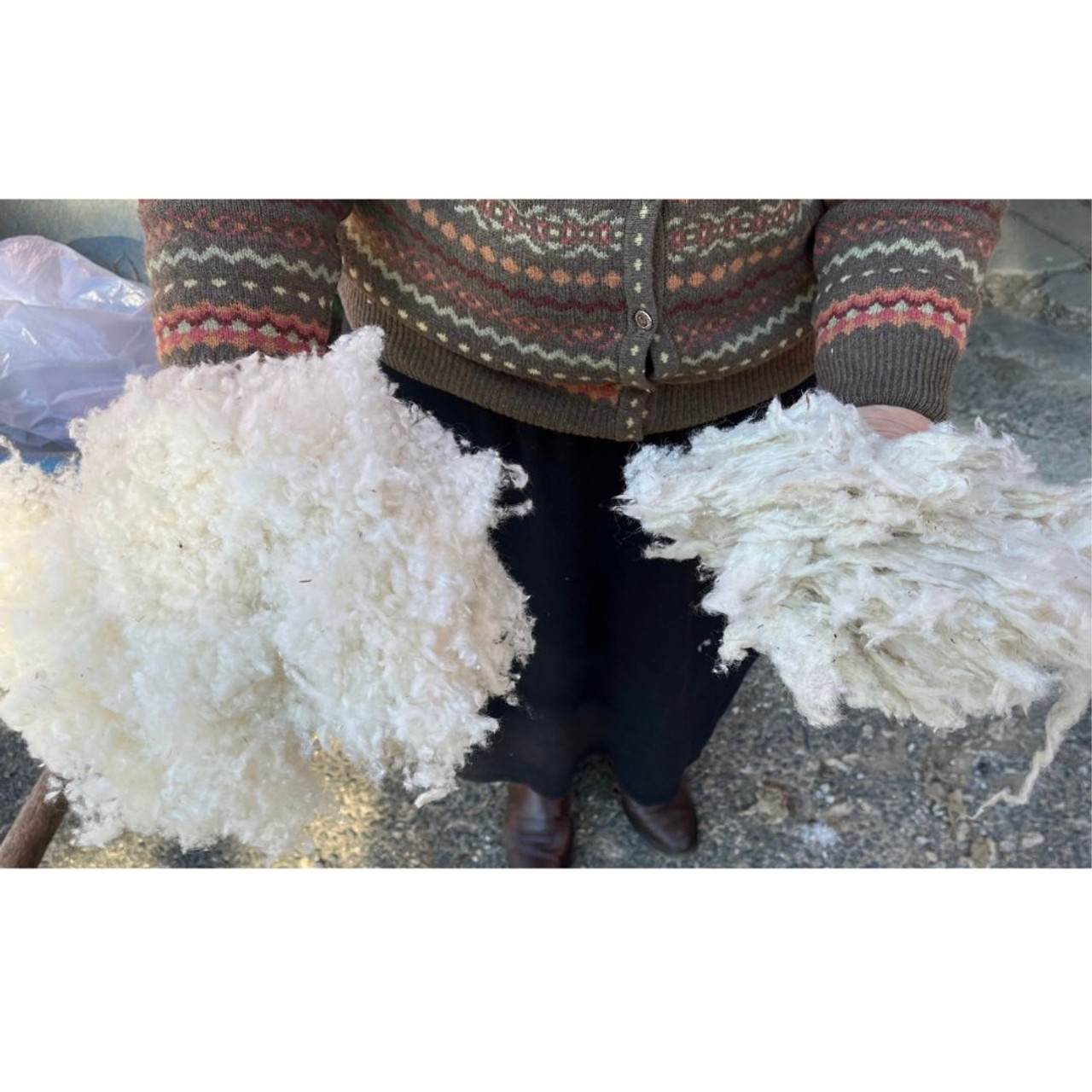 Stuffing Wool sold by the pound