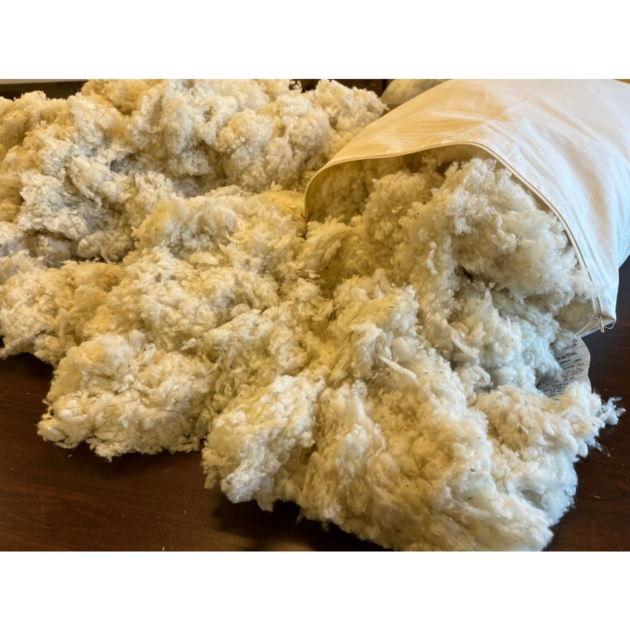 Fluffy Wool Pillows from Yarn Waste