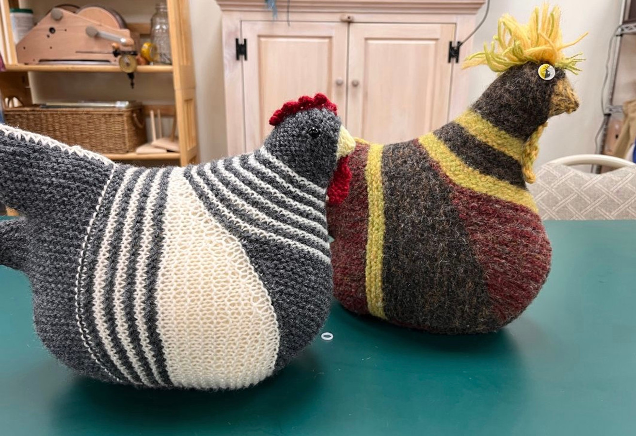 Stuff Your Emotional Support Chicken with Wool!