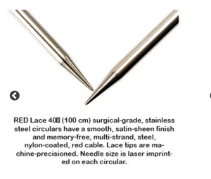 ChiaoGoo Red Lace Circular 40" ChiaoGoo Red Lace Circular 40"