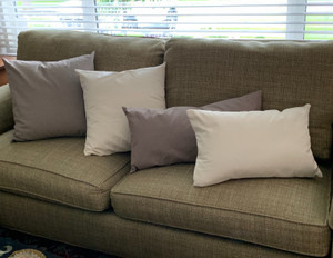 Organic Cotton Pillow COVER with Pillow Insert Organic Cotton Pillow COVER with Pillow Insert
