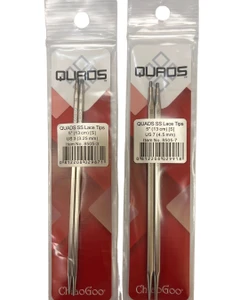 ChiaoGoo - QUADS SS Lace Circular Tips - 5 Inch