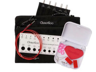 ChiaoGoo TWIST SS Mini Set 5" US 000-1.5 Red Lace Interchangeables