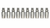 10 Pack of 1/2" Hose x 1/2" Male JIC Reusable Hose Fittings