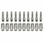 10 Pack of 1/2" Hose x 1/2" Male NPT Reusable Hose Fittings