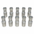 10 Pack of 1/2" Hose x 5/8" Female JIC Reusable Hose Fittings