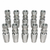 10-Pack of 3/8" Hose x 1/2" Female JIC 37° Reusable Hose Fittings