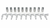 10-Pack of 3/8" Hose x 3/8" Female JIC 90° Reusable Hose Fittings