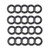 30x52x7mm – GDP Portal Double Lip Rotary Seal, 16 Pack