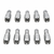 10PK 3/8" Hose x 3/8" Female JIC R7 Reusable Hose Fittings