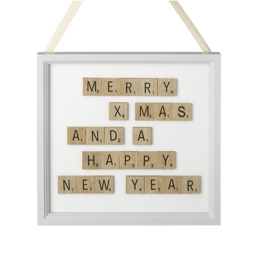Merry Christmas Scrabble Sign Merry Christmas Scrabble Sign