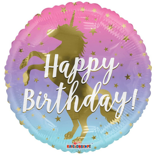 18" Birthday Unicorn Balloon 18" Birthday Unicorn Balloon