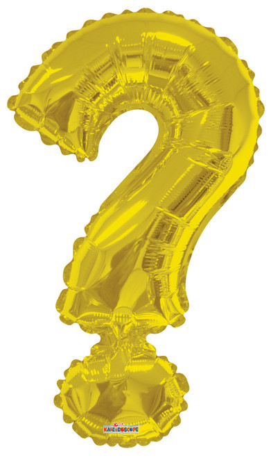 34" Gold Symbol ? Balloon 34" Gold Symbol ? Balloon