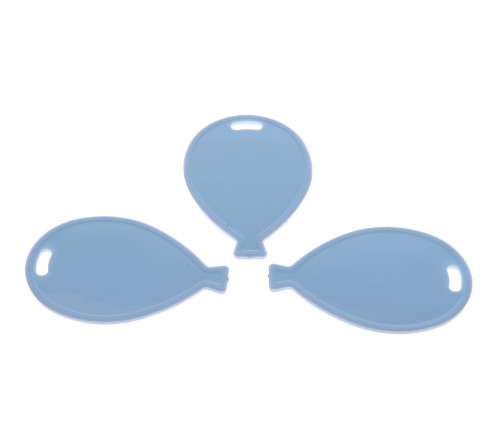 Pastel Blue Balloon Shape Weights (x50) Pastel Blue Balloon Shape Weights (x50)