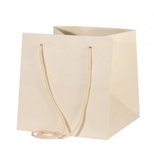 Ivory Hand Tied Bag (25cm) Ivory Hand Tied Bag (25cm)