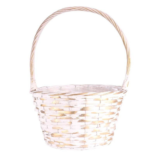 Kilby Round With Handle - Gold (28cm)