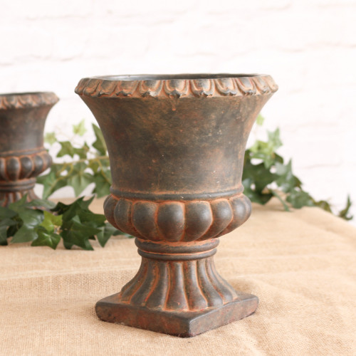 Urn Cement Flower Pot 24cm Urn Cement Flower Pot 24cm