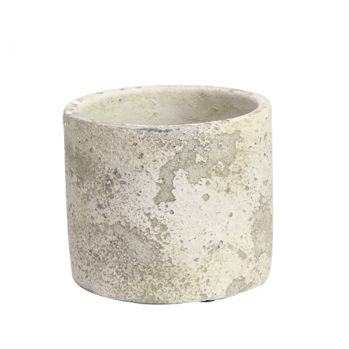 Rustic Round Cement Flower Pot 11cm Rustic Round Cement Flower Pot 11cm